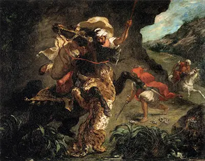 Tiger Hunt Eugene Delacroix